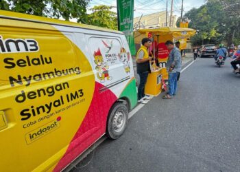 Indosat buka stand di PON XXI. (dok. Indosat)