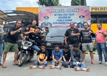 Komplotan pencurian mobil bak terbuka di Padang diciduk Tim Klewang. (dok. Tim Klewang)