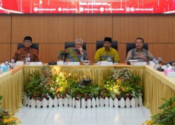 Kunjungan Komisi II DPR RI ke KPU Sumbar. (dok. istimewa)