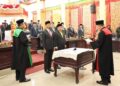 Pelantikan dua pimpinan DPRD Kota Pariaman. (dok. istimewa)