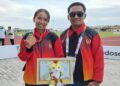 Pelari Sumbar dapat medali di PON XXI. (dok. istimewa)