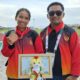 Pelari Sumbar dapat medali di PON XXI. (dok. istimewa)