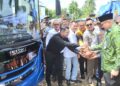12 Armada Baru Trans Padang Mengaspal di Koridor 2 Pusat Kota-Bungtekab 7 Pembukaan koridor 2 rute Padang-Bungus. (dok. istimewa)