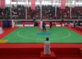 Pesilat Sumbar tampil di semifinal pencak silat PON XXI. (dok. istimewa)