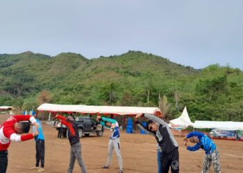 Atlet Sumbar Kembali Buru Medali, Gulat Berpotensi Tambah Emas 16 Tim Paralayang Sumbar latihan ringan di lokasi venue pertandingan PON XXI. (dok. istimewa)