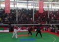 Pesilat Sumbar Bintang hanya mampu raih medali perunggu setelah dikalahkan pesilat Papua di babak semifinal. (dok. istimewa)