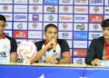 Prematch press conference Semen Padang FC vs Persis Solo. (dok. MO SPFC)