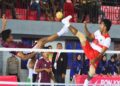 Tim sepaktakraw Sumbar raih medali perunggu di PON XXI. (dok. istimewa)