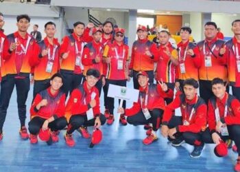 Tim bola tangan Sumbar. (dok. istimewa)