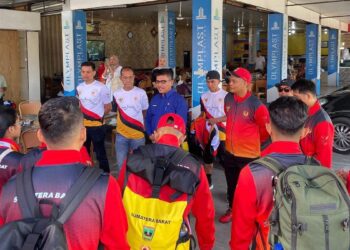Turunkan Dua Atlet, Tim Gulat Sumbar Jaga Asa Tambah Medali di PON XXI 14 Tim gulat Sumbar siap untuk pertandingan PON XXI. (dok. istimewa)