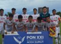 Tim Sepakbola Sumbar Gagal Lolos Usai Dikalahkan Kalsel di Babak Grup PON XXI 6 Tim sepakbola Sumbar siap memenangkan laga terakhir melawan Kalsel di PON XXI Aceh-Sumut. (dok. istimewa)