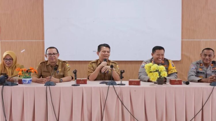 Dinas Pendidikan Kota Solok, Sumatera Barat, saat menggelar sosialisasi tentang menciptakan lingkungan sekolah yang aman. ANTARA/HO-Diskominfo Kota Solok.
