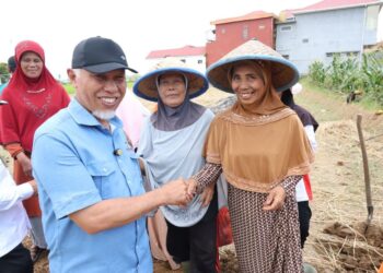 Mahyeldi Dukung Program Tani Hemat di Nagari Ladang Laweh