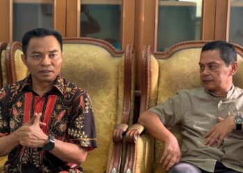 Cawawako Padang Hidayat bertemu dengan pengurus PWI Sumbar. (dok. istimewa)