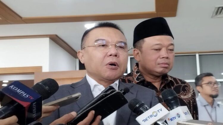 Ketua Harian Partai Gerindra Sufmi Dasco Ahmad di Kompleks Parlemen, Jakarta, Kamis (26/9/2024). (ANTARA/Bagus Ahmad Rizaldi)