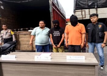 Curi Besi Rel Kereta Api, Dua Pria Ditangkap Polisi di Padangpanjang