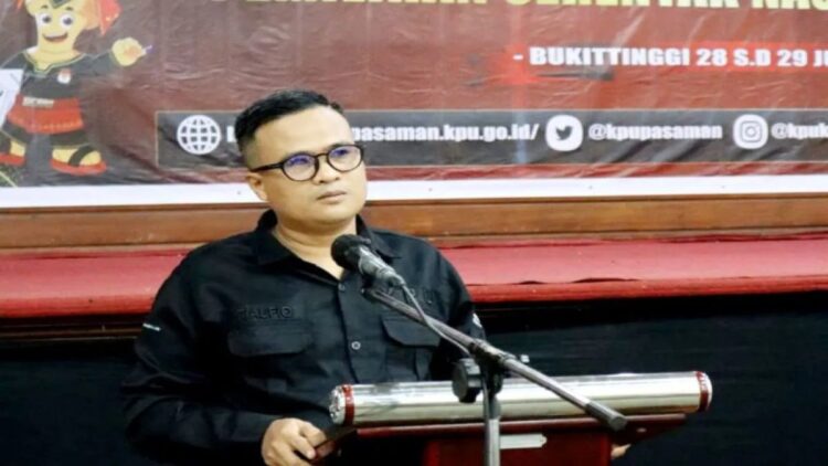 DPT Pasaman di Pilkada 2024 Sebanyak 218.980 Pemilih 1 Ketua KPU Pasaman Taufiq. (Foto: Dok. Antara)