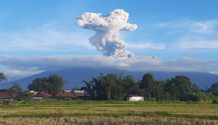 Gunung Marapi Erupsi, Kolom Abu Capai 1.600 Meter