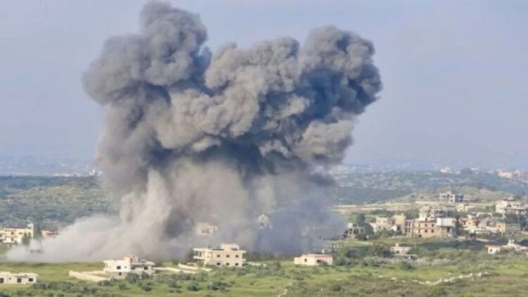 Ilustrasi - Serangan Israel ke Lebanon. ANTARA/Xinhua