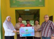 SMP 35 Tebo Dapat Sarana Tenis Meja dari PTPN IV Regional 4