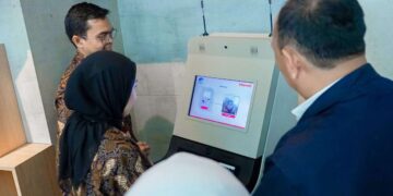 Telkomsel Uji Coba Teknologi Biometrik di GraPARI. (dok. Telkomsel)
