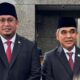 Anggota DPR terpilih Andre Rosiade dan Sekjend Gerindra Ahmad Muzani. (dok. istimewa)