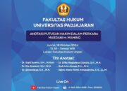 Diskusi Anotasi Putusan Mardani Maming Disiarkan Langsung di Fakultas Hukum Unpad