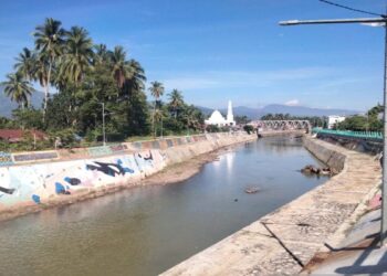 Jaga Lingkungan, Pemko Solok Bersihkan Aliran Sungai Batang Lembang dari Sampah