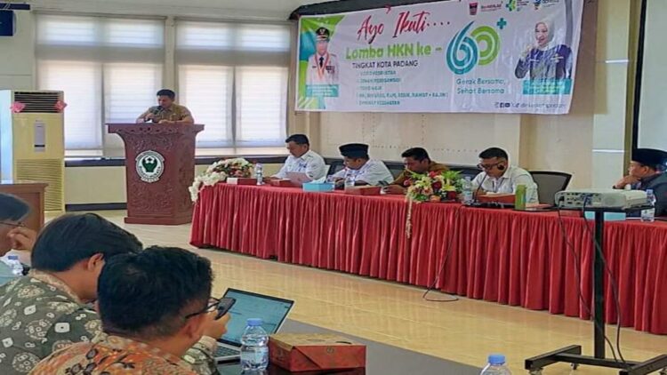 Wujudkan Pariwisata Halal Berkualitas, Pemko Padang Dorong Sertifikasi Halal UMKM 1 Rapat koordinasi Pemko Padang soal sertifikasi halal UMKM. (Foto: Dok. MC Padang)