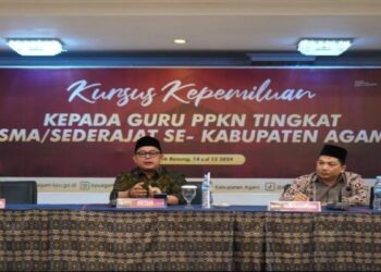 Tingkatkan Partisipasi Pemilih Muda, KPU Agam Adakan Kursus Kepemiluan untuk Guru