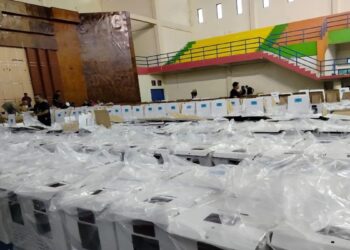 KPU Agam Mulai Packing Logistik Pilkada 2024