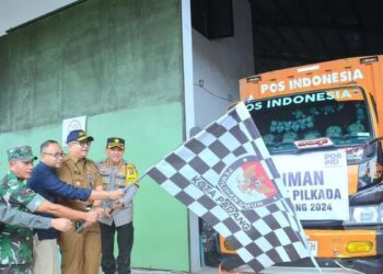 Logistik Pilkada Padang Resmi Didistribusikan