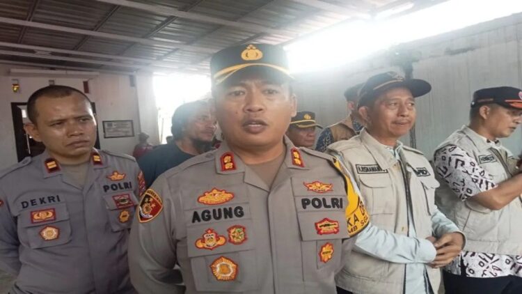 Kepala Polres Pasaman Barat AKBP Agung Tribawanto. (Antara/Altas Maulana).