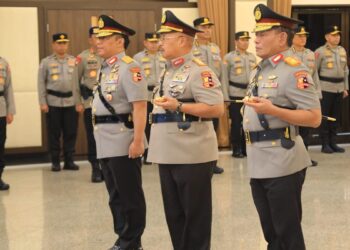 Sertijab tiga jenderal di Mabes Polri. (dok. istimewa)