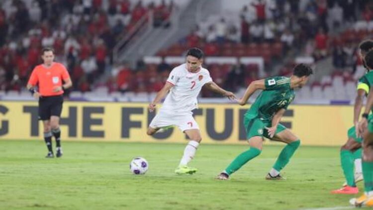 Timnas Indonesia Kalahkan Arab Saudi dengan Skor 2-0, Peluang ke Piala Dunia Terbuka Lebar 1 Marselino Ferdinan mencetak gol pertama. (dok. istimewa)