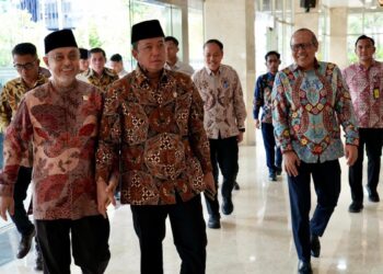 DPD RI Undang RDP Menteri Nusron Wahid, Bahas Proyek Strategis Nasional 7 Menteri ATR/BPN, Nurson Wahid bertemu DPD RI. (dok. ATR/BPN)