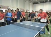Dihelat Tanpa Anggaran Daerah, Plt Gubernur Resmikan Turnamen Tenis Meja Antarpelajar di Solok Selatan