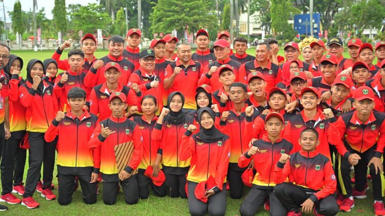 Plt Gubernur Audy Optimis Sumbar Bisa Jadi Pemuncak di Pra-Popnas Zona 1 Sumatera 1 Plt Gubernur Sumbar, Audy Joinaldy membuka Pra POPNAS 2024. (dok. istimewa)