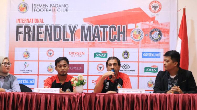 Lawan PDRM FC Jadi Laga Persiapan bagi Semen Padang FC untuk Hadapi PSM 1 Prematch Press Conference SPFC vs PDRM. (dok. MO SPFC)