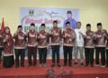 Sumatera Barat Pertahankan Gelar Juara Umum di Ajang MTQ VII Korpri Palangkaraya 7 Plt Gubernur Sumbar, Audy Joinaldy saat melepas kontingen MTQ Korpri ke Kalsel. (dok. adpsb)
