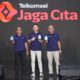 VP Consumer Business Area Jawa Bali Telkomsel, Suryo Hadiyanto; CFO INDICO, Andry Firdiansyah; dan CEO Kuncie, Kemas M. Fadhli hadir dalam peluncuran inisiatif Telkomsel Jaga Cita di Yogyakarta (7/11). (dok. istimewa)