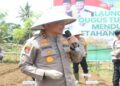 Dukung Ketahanan Pangan, Polda Sumbar Tanam Jagung di Lahan 1,5 Ha di Padang