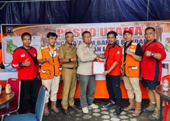 Bantuan PT Semen Padang untuk bencana banjir di Sijunjung. (dok. Humas)