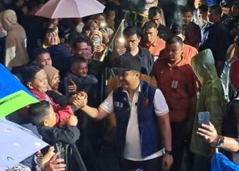 Vasko Ruseimy Tarik Perhatian Masyarakat di Konser Sumbar Gercep Kabupaten Solok