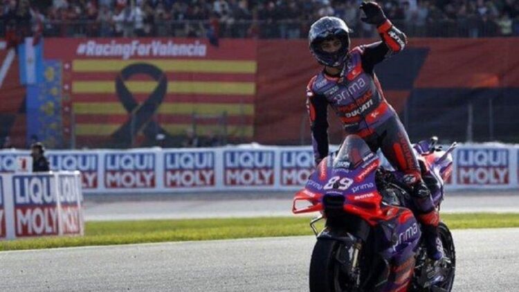Jorge Martin jadi juara MotoGP 2024. (Foto: X: Jorge Martin)