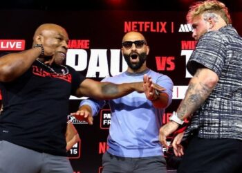 Jelang duel Mike Tyson vs Jake Paul. (dok. istimewa)