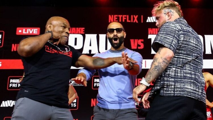 Pertarungan Tinju Terdahsyat Abad Ini, Mampukah Mike Tyson Tumbangkan Jake Paul 1 Jelang duel Mike Tyson vs Jake Paul. (dok. istimewa)