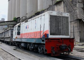 Kereta angkutan barang PT KAI. (dok. istimewa)