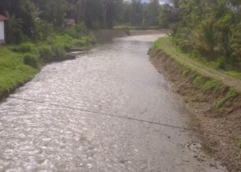 Salah satu sungai di Solok Selatan yang kerap dijadikan sebagai lokasi galian sirtu. (dok. istimewa)