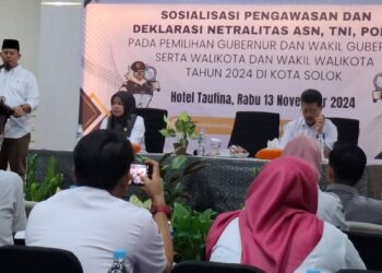 Sosialisasi Bawaslu Kota Solok. (dok. istimewa)